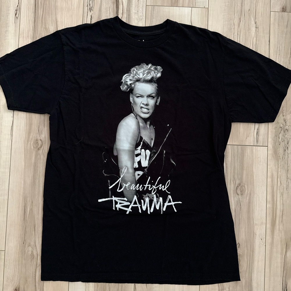 Pink Beautiful Trauma Concert T - XL